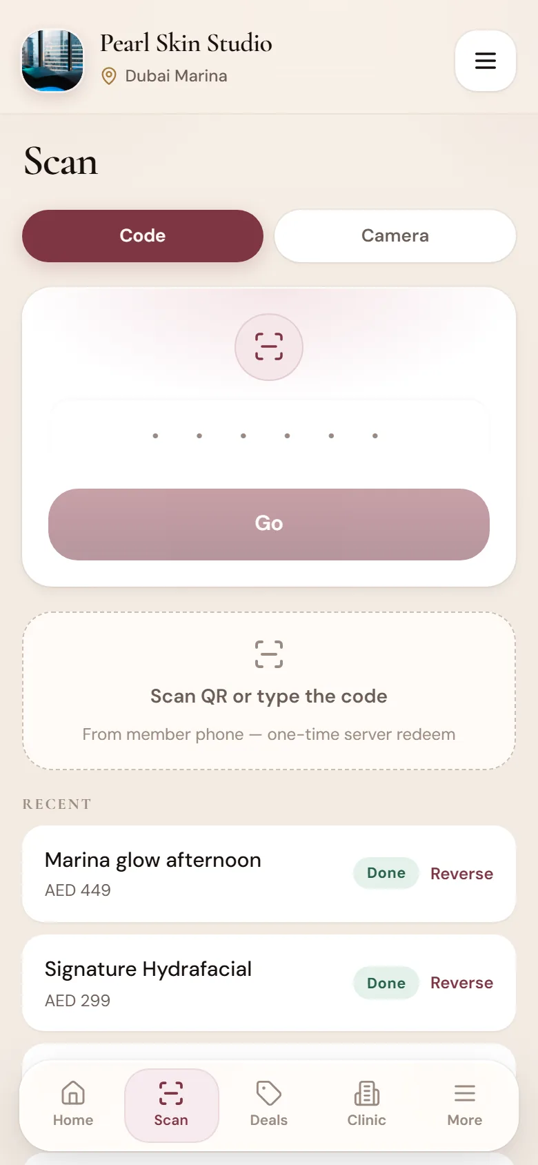 Clinic scan